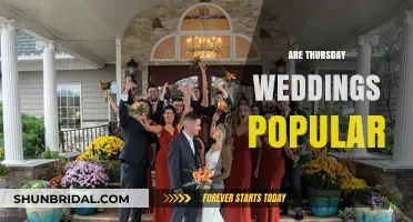 Thursday Weddings: A Popular Choice?