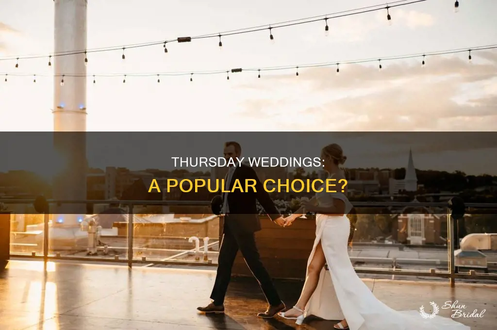 are thursday weddings popular
