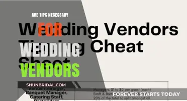 Wedding Vendors: Tips, a Necessary Evil?