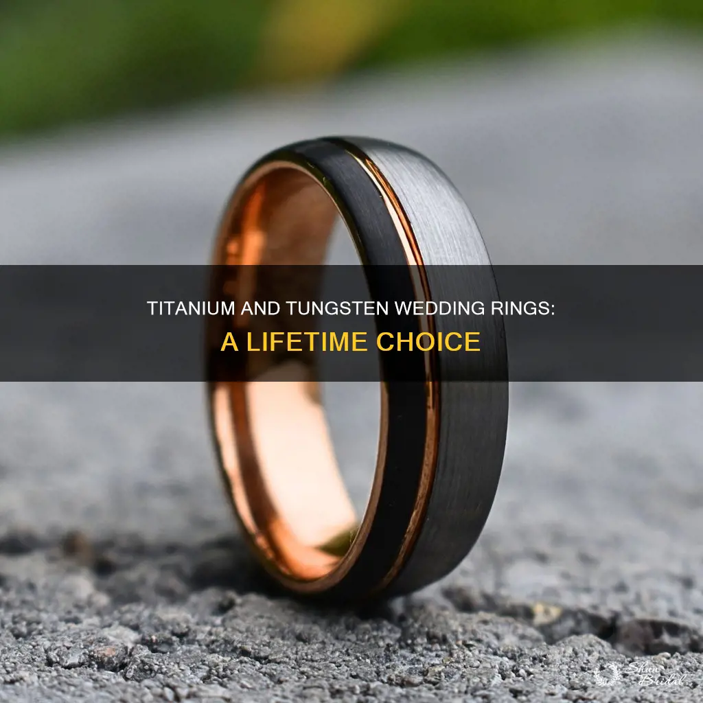are titanium and tungsten wedding rings for life titanium kay