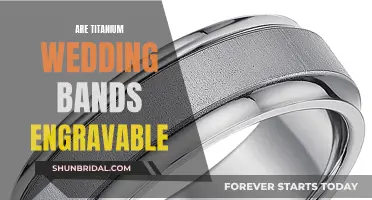 Personalized Titanium Wedding Bands: Engravable?