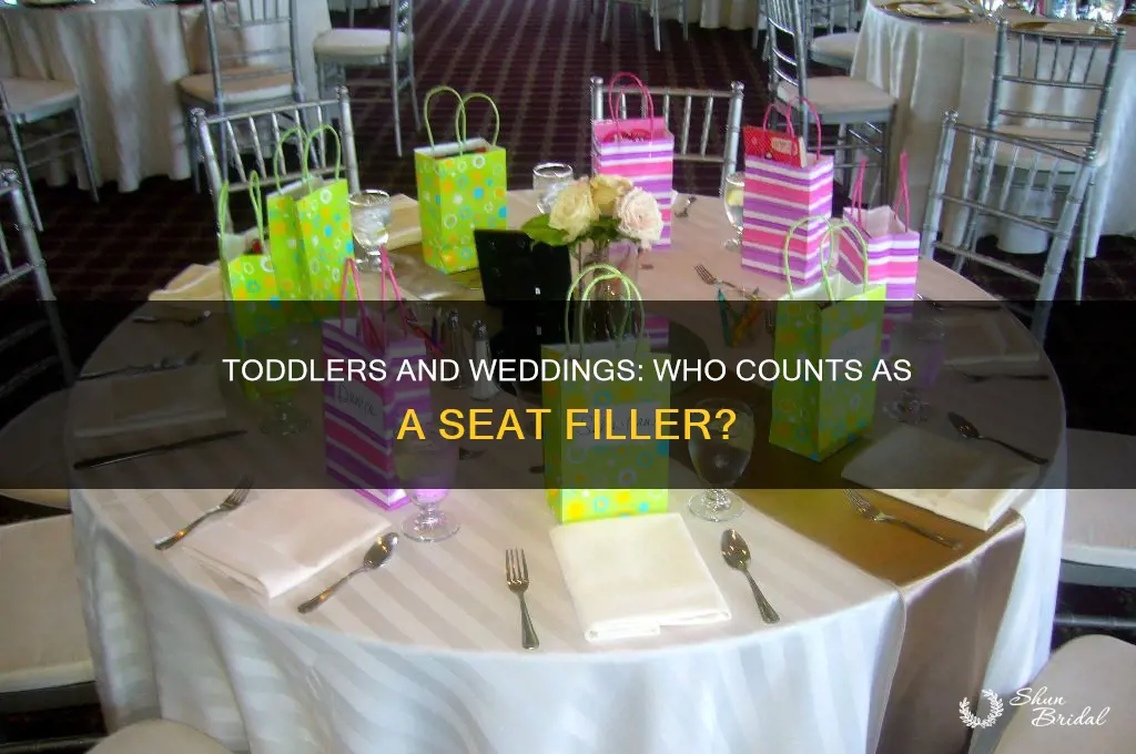 are toddlers considered a seat in wedding