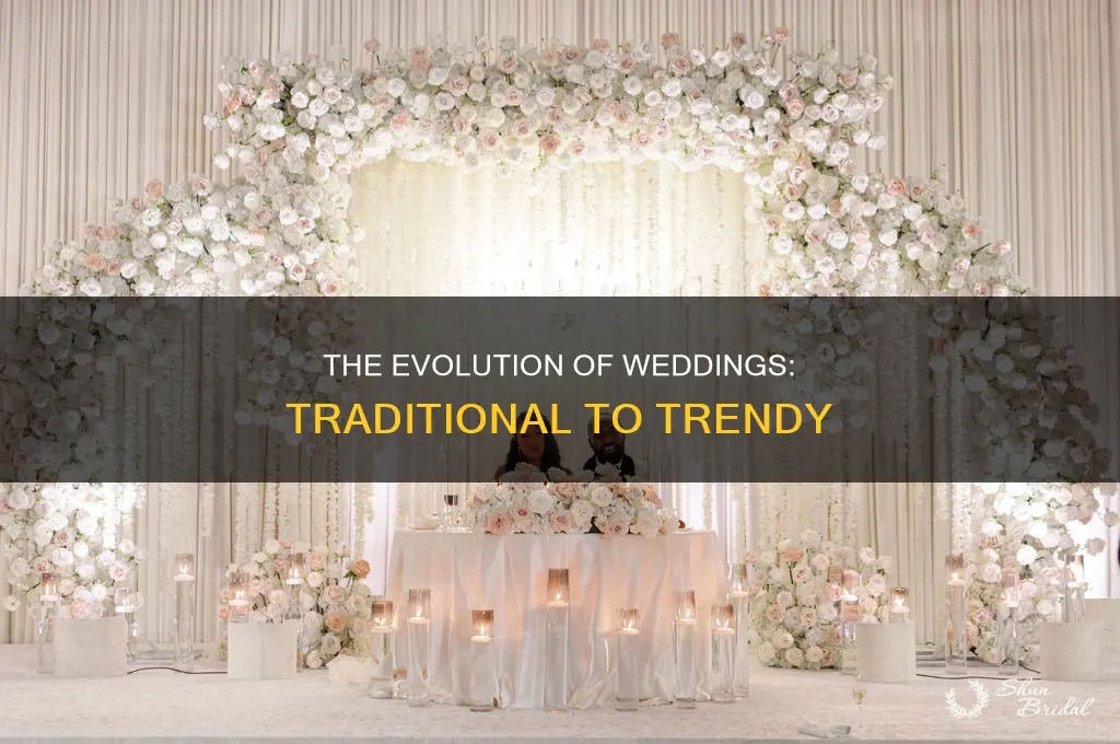 are traditional weddings becoming passe