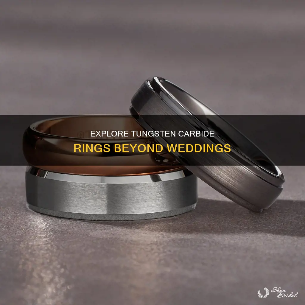 are tungsten carbide rings just for weddings