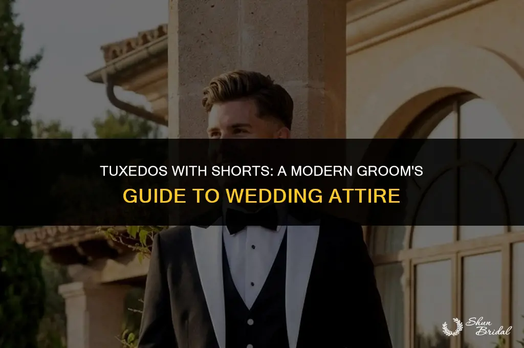 are tux with shorts acceptable for groom