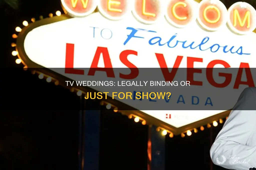 are tv weddings legal