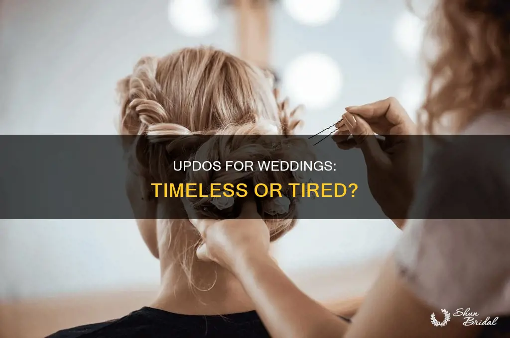 are updos outdated for weddings