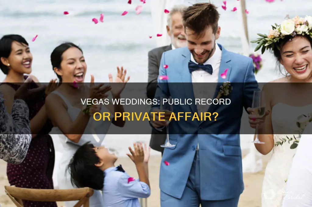 are vegas wedding public record