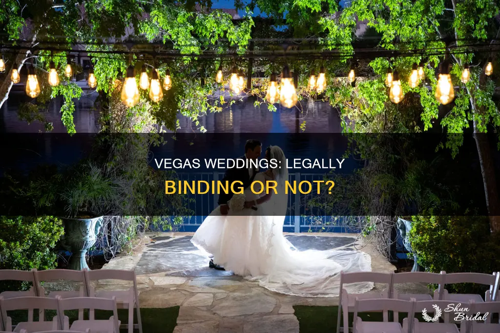 are vegas weddings legally binding