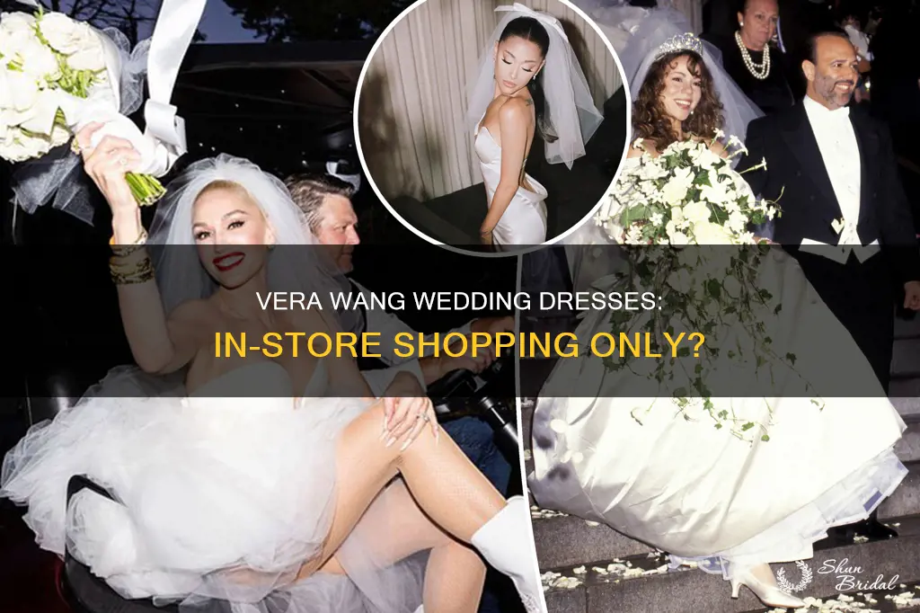 are vera wang wedding dresses only sold in stores