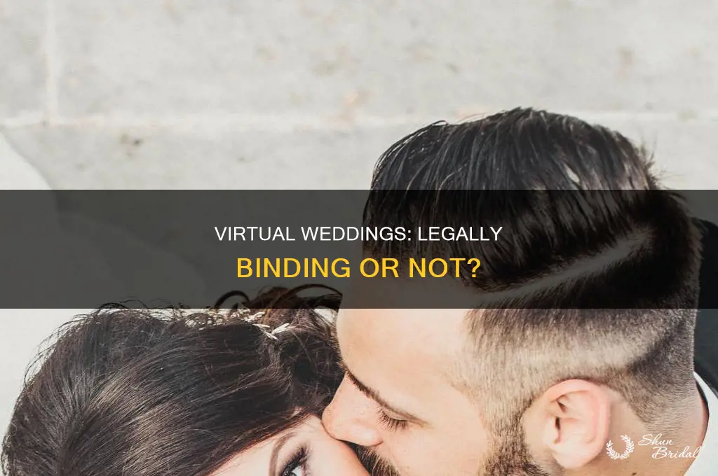 are virtual weddings legal