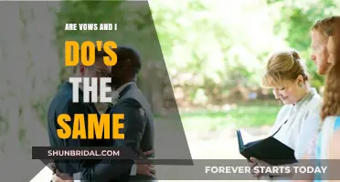 Vows vs. I Do's: Understanding the Difference in Wedding Commitments