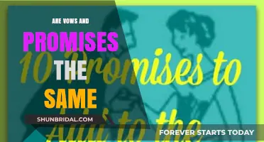 Vows vs. Promises: Understanding the Difference and Commitment Levels