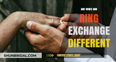 Vows vs. Ring Exchange: Understanding the Unique Roles in Weddings