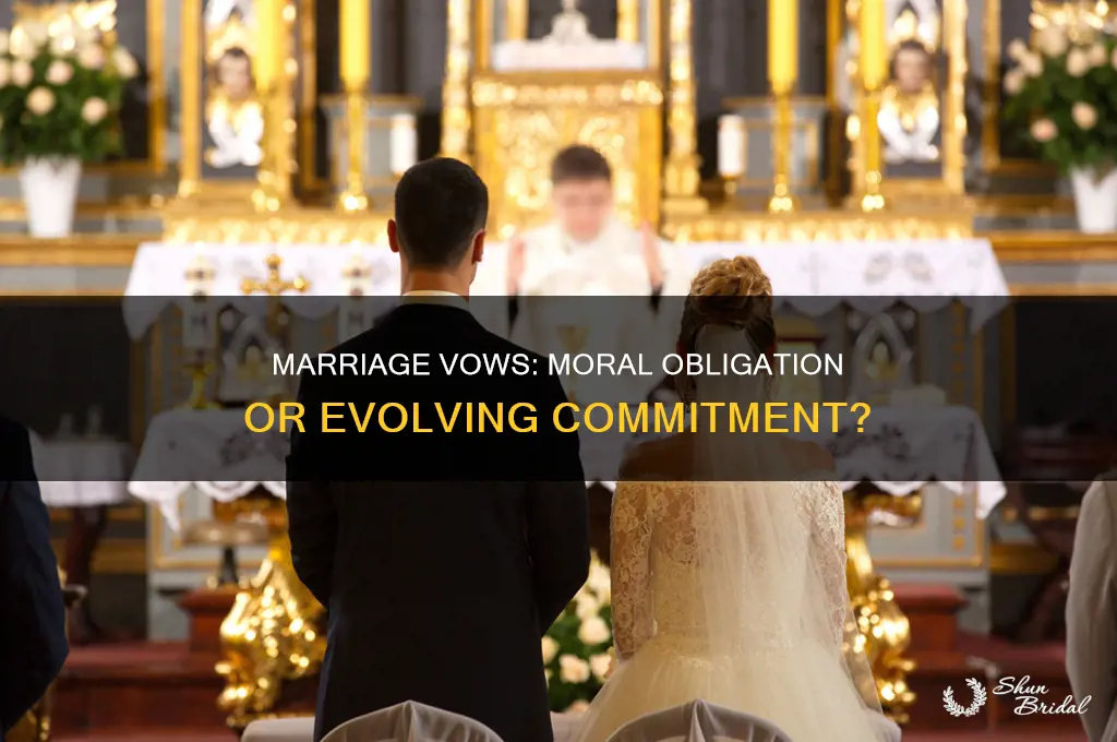 are we morally required to keep our marriage vows