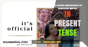Newspaper Wedding Announcements: Present Tense Tradition?