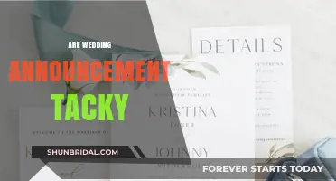 Wedding Announcements: Tacky or Tasteful?