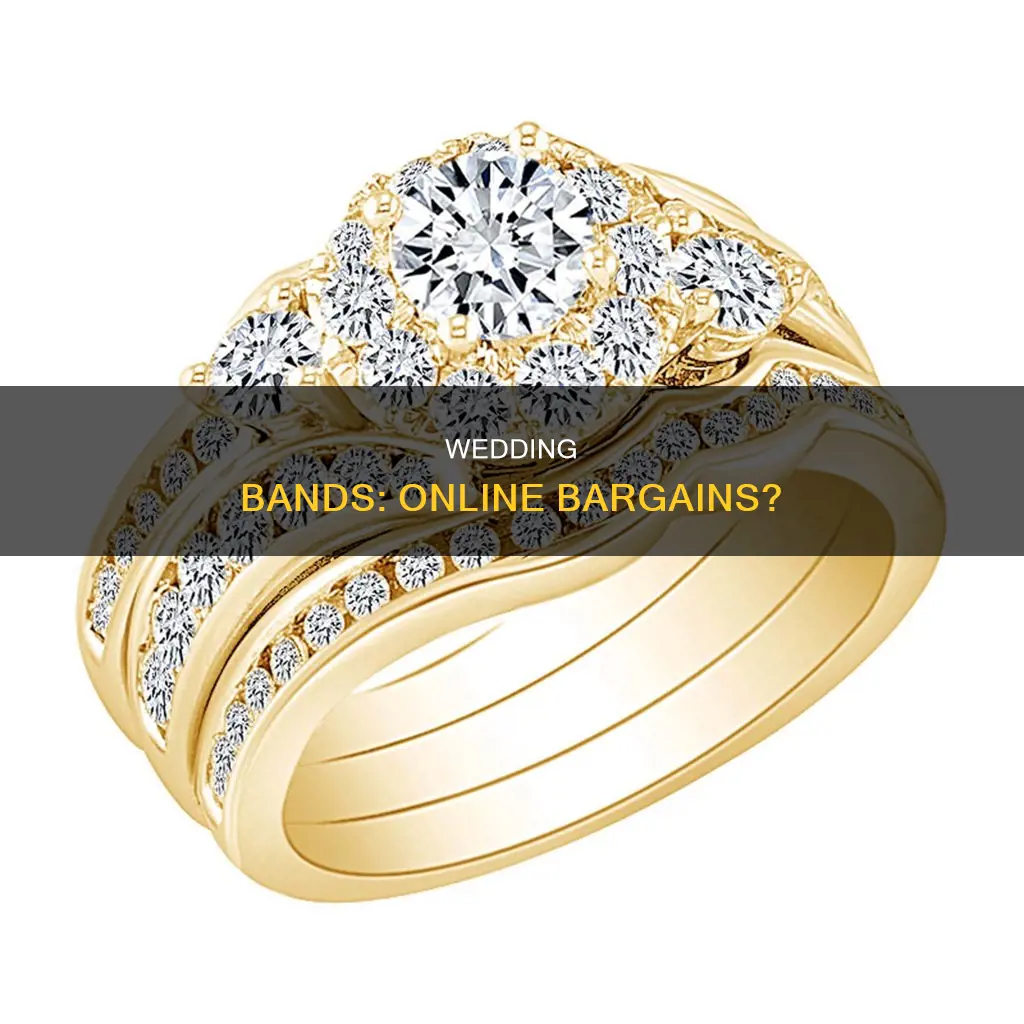 are wedding bands cheaper onlien