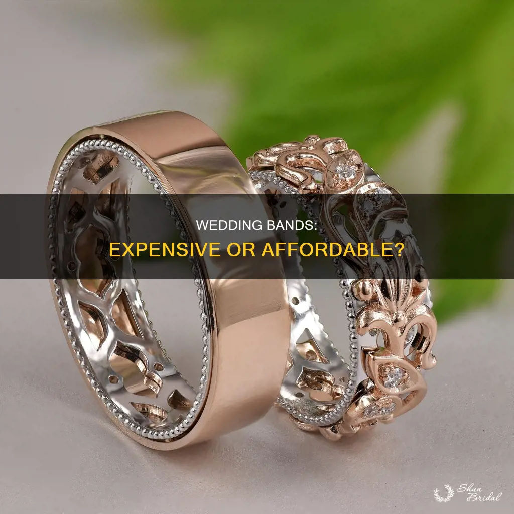 are wedding bands expensive