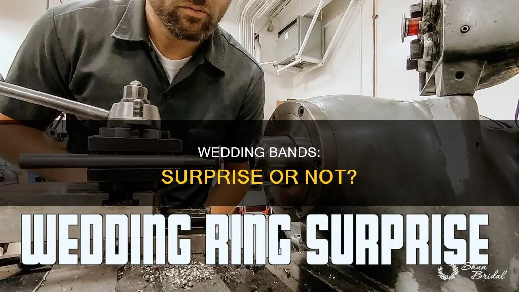 are wedding bands supposed to be a surprise