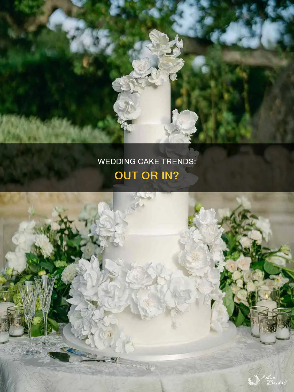 are wedding cakes out