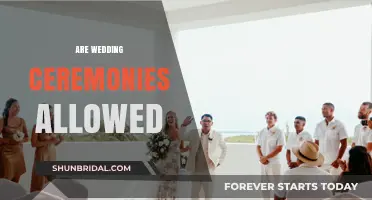 Are Wedding Ceremonies Allowed? Legal and Cultural Considerations Explained