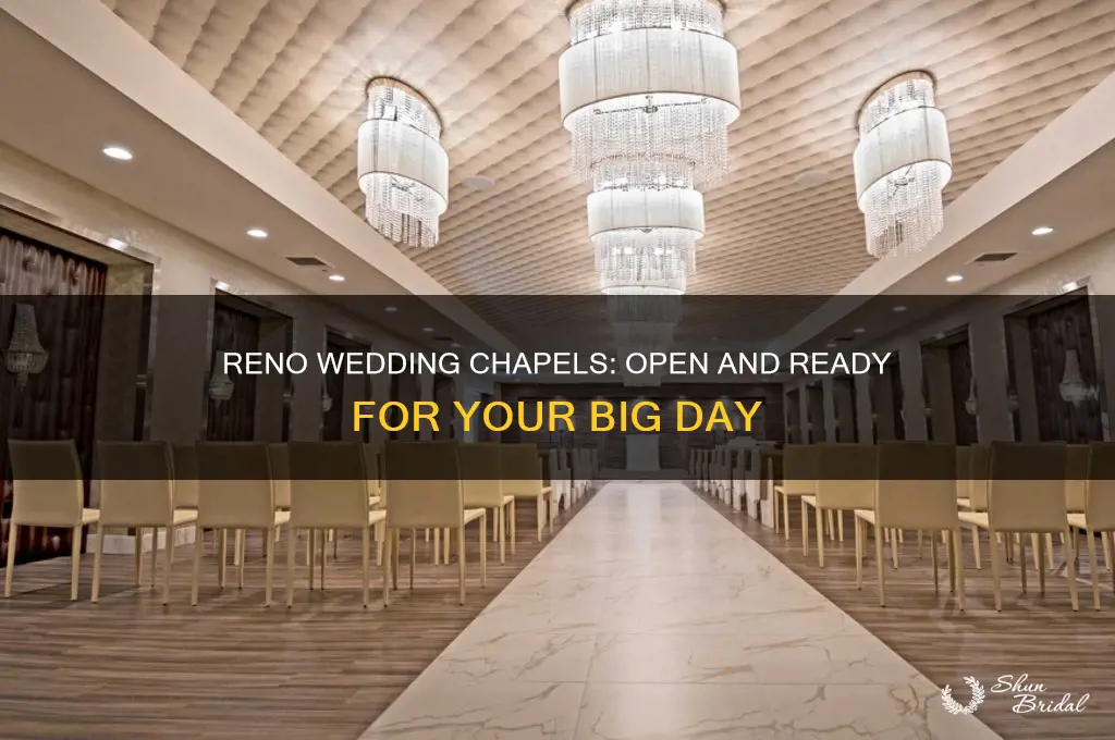 are wedding chapels open in reno