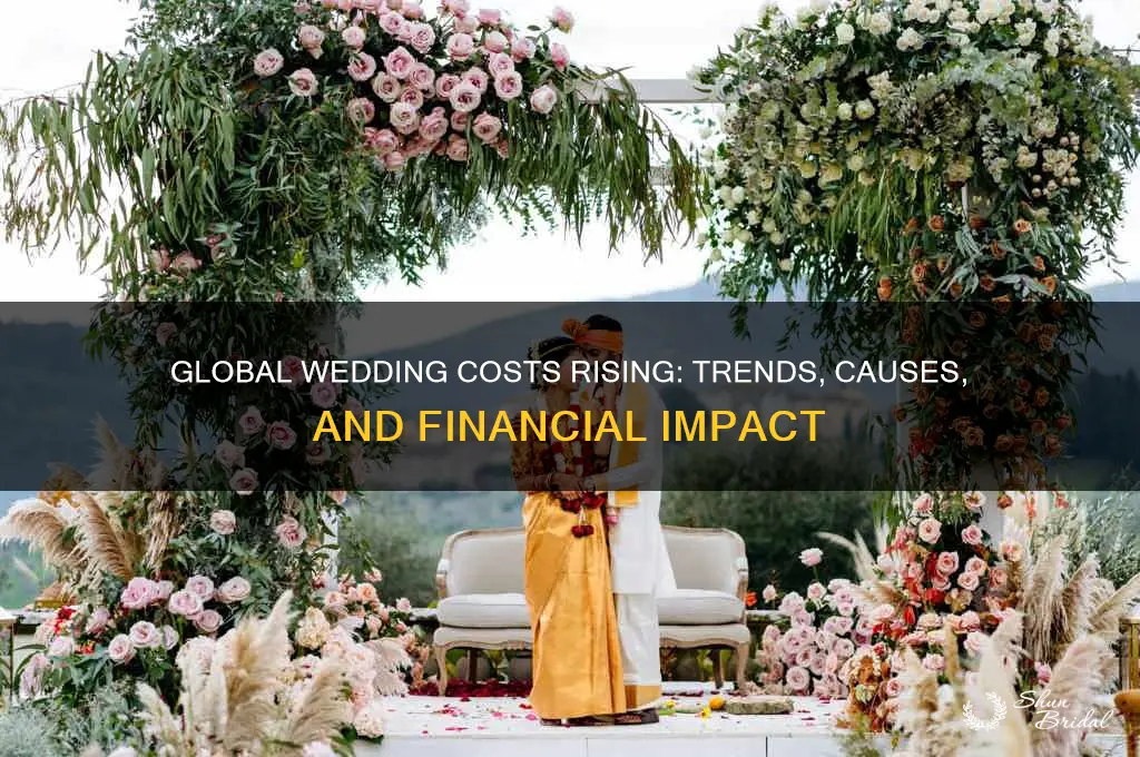 are wedding costs increasing worldwide
