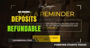 Wedding Deposits: Are They Ever Refundable?