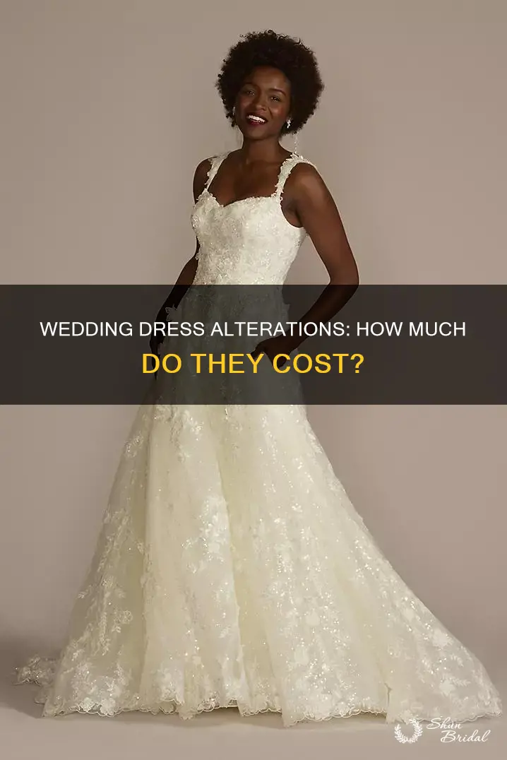 are wedding dress alterations expensive