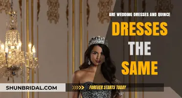 Wedding vs. Quince: Are These Dresses Similar?