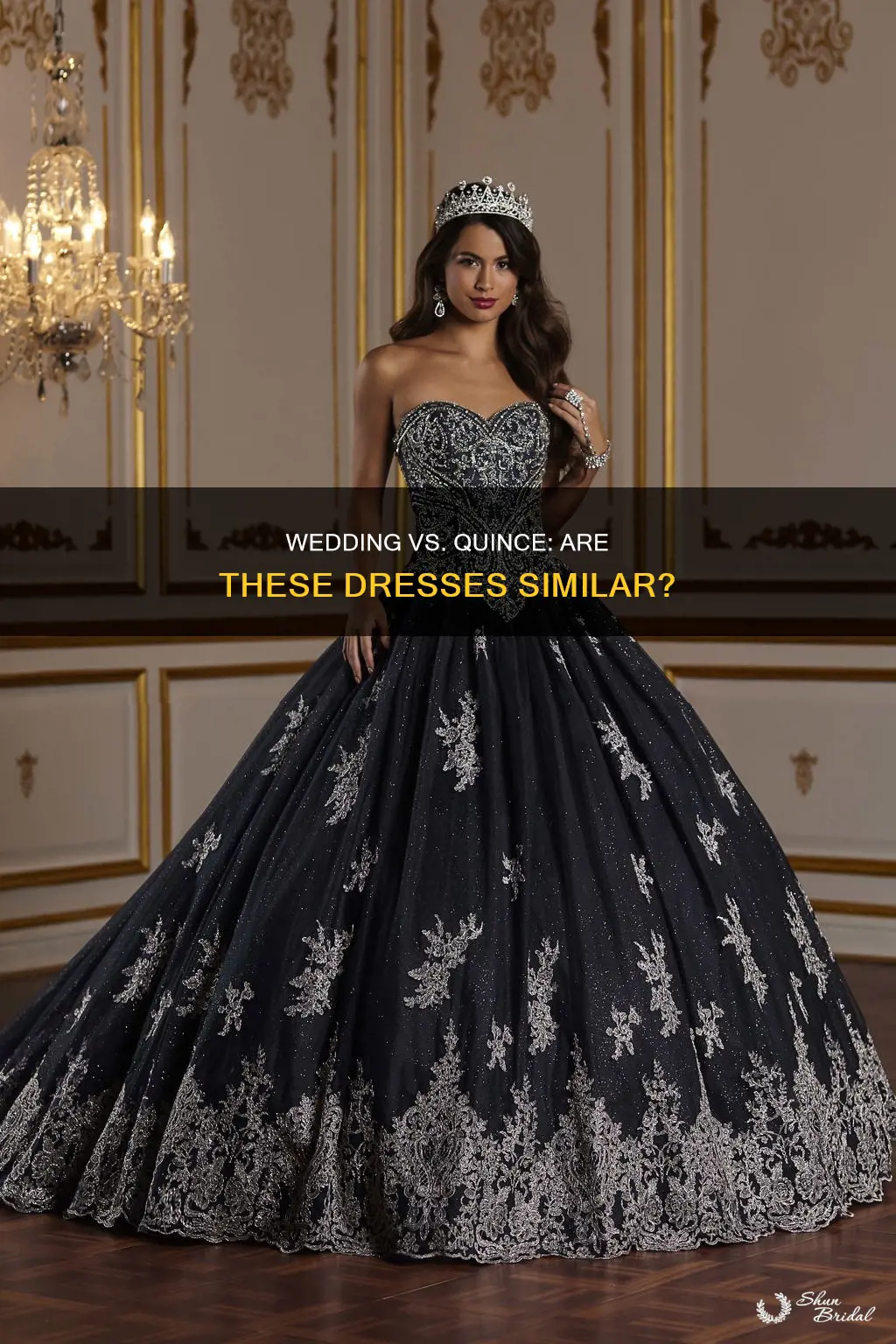 are wedding dresses and quince dresses the same