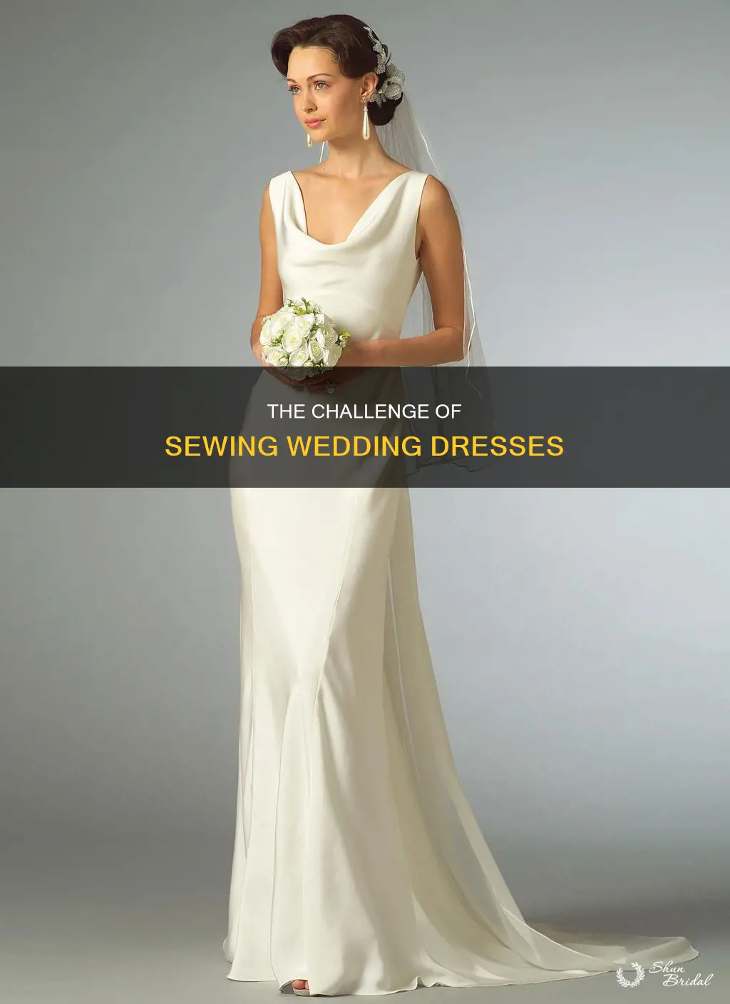 are wedding dresses hard to sew