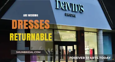 Returning Wedding Dresses: What's the Deal?