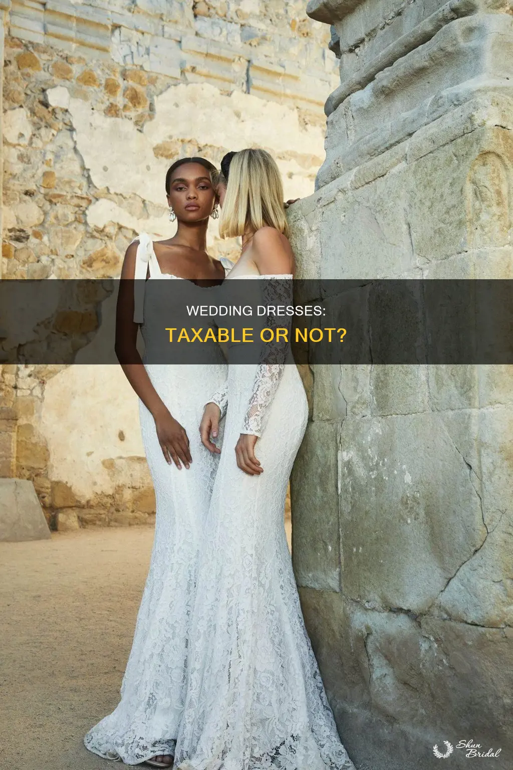 are wedding dresses taxed