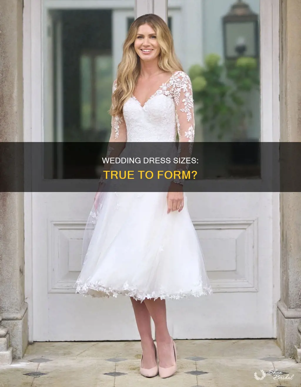 are wedding dresses true to size uk