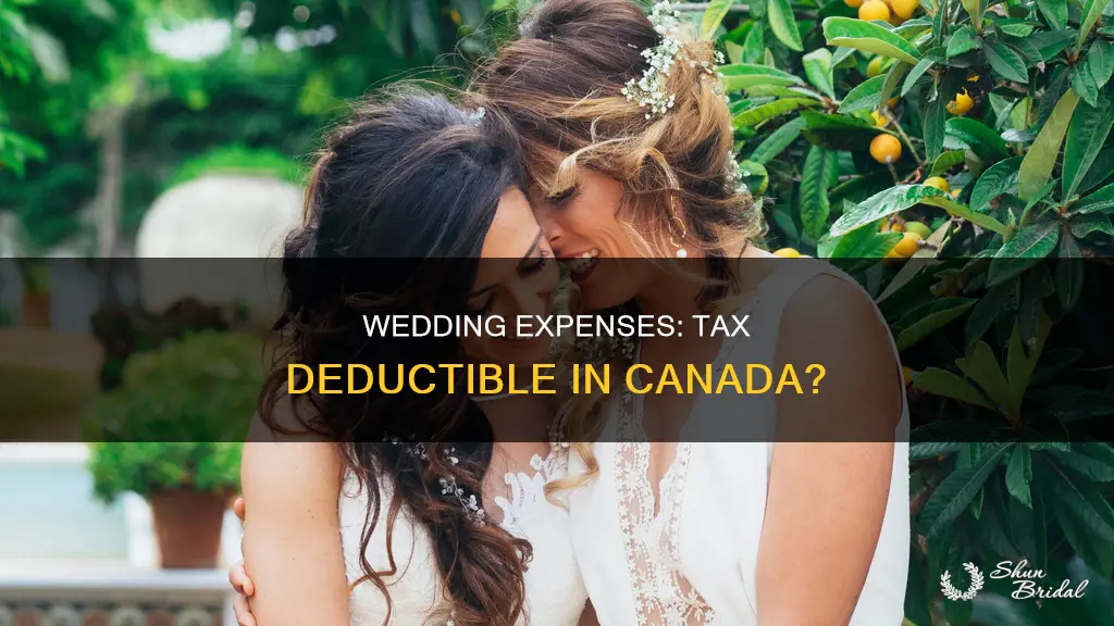 are wedding expenses tax deductible in canada