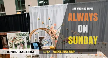 The Benefits of Sunday Wedding Expos