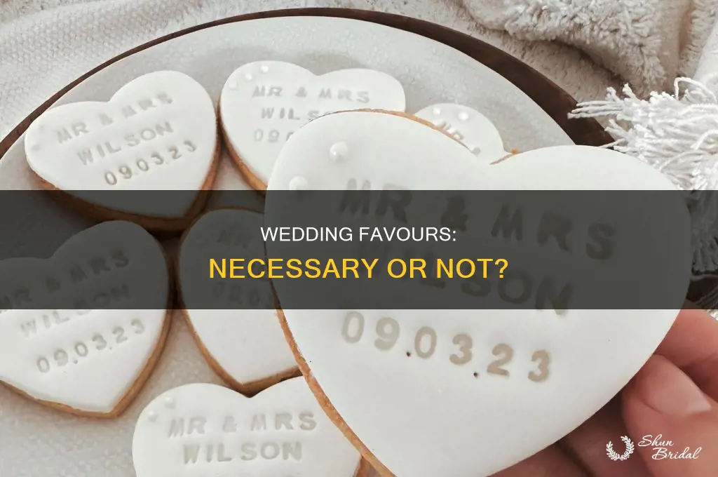 are wedding favours necessary uk