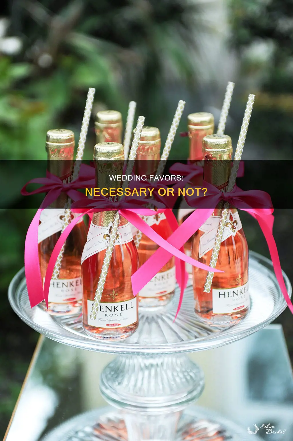 are wedding favours necessary