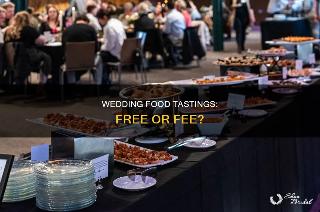 are wedding food tastings free