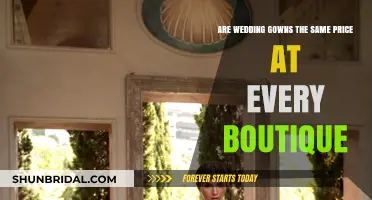 Do Wedding Gown Prices Vary Across Boutiques? Unveiling the Truth