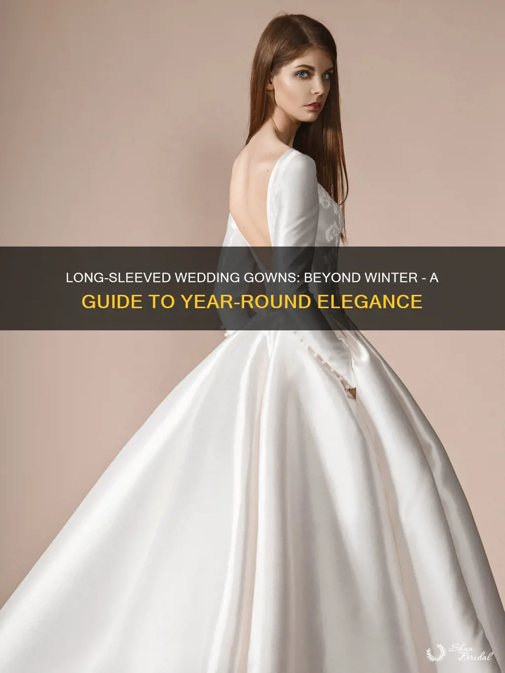 are wedding gowns with long sleeves only for winter weddings