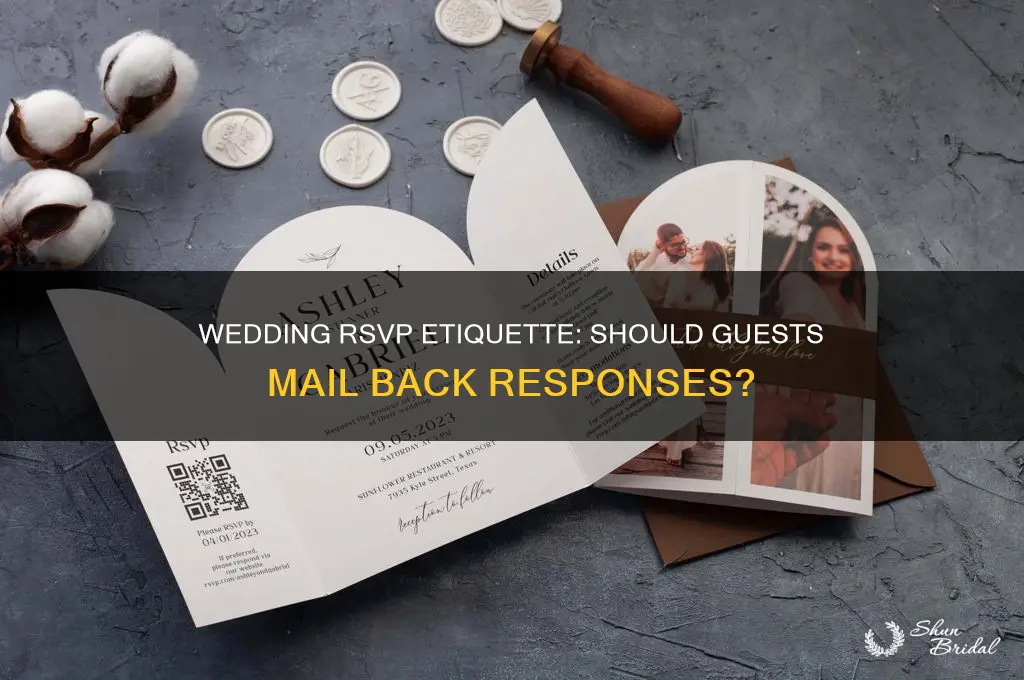 are wedding guests expected to mailback rsvp