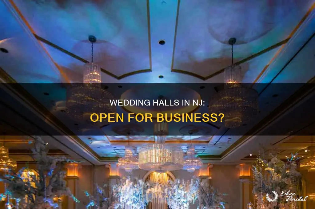 are wedding halls open in nj