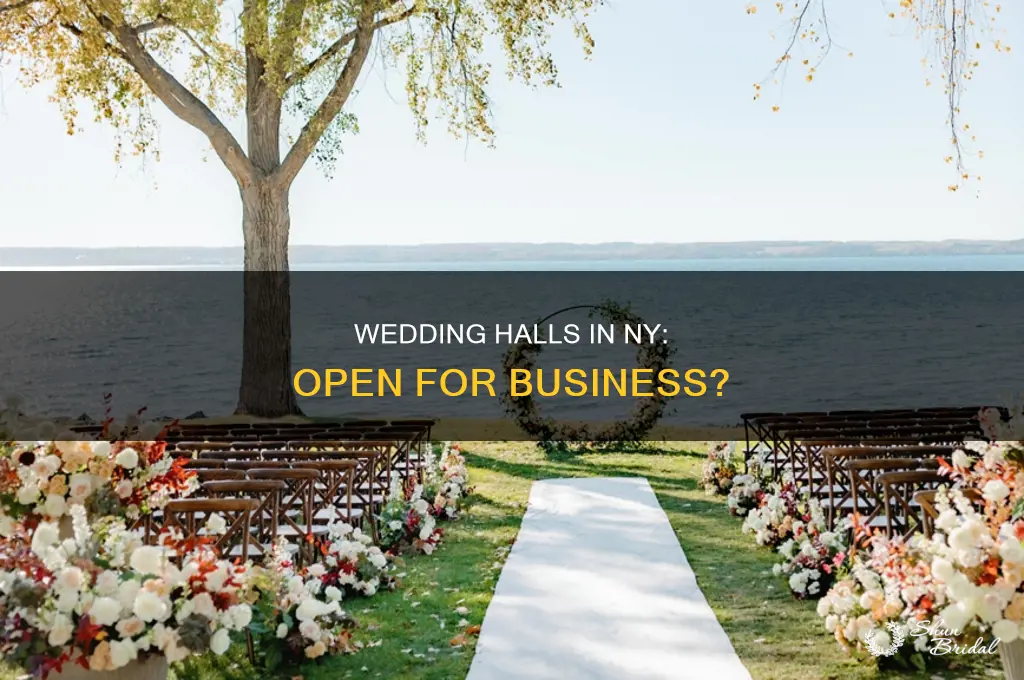 are wedding halls open in ny