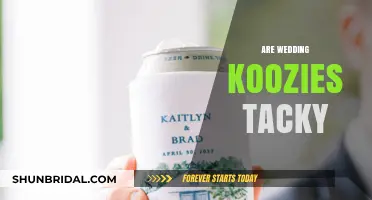 Wedding Koozies: Tacky or Tasteful?