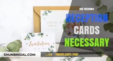Are Wedding Reception Cards Necessary? Pros, Cons, and Alternatives