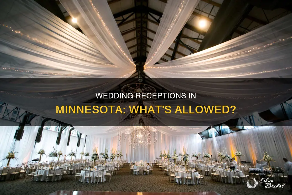are wedding receptions allowed in mn