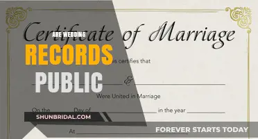 Who Can Access Wedding Records?